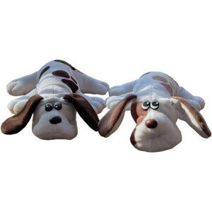 Tonka PP Pound Puppies Dark Brown Light Brown Spotted Litter of two puppies